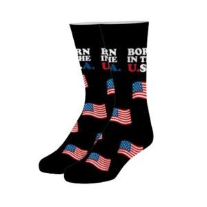 Born in the U.S.A. Crew Socks - NWT